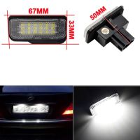 ไฟป้ายทะเบียน Led สีขาวสำหรับ Mercedes Benz E Class W219 W211 S211ระดับ Cls คลาส C S203 R171 Slk Class