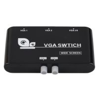 2 In 1 Out Vga/svga Manual Sharing Selector Switch Switcher Box สำหรับ LCD PC