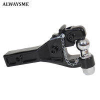 ALWAYSME 16000lbs Trailer Pintle Hitch Ball Mount