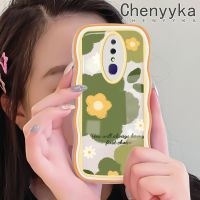 เคส Chenyyka สำหรับ OPPO F11 F11โปร A9X A9เคส2019ลายดอกไม้แฟชั่นสีสันสดใสลายดอกไม้เคสโทรศัพท์แบบใสเคสนิ่มโปร่งใสซิลิโคนป้องกันเลนส์กล้อง