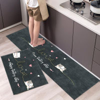 Cartoon Kitchen Mats for Floor Waterproof Household Kitchen Decor Rugs Non Slip Long Car for Corridor Home Entrance Doormat