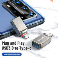 Topdigit Topdigit MCDODO USB3.0กับ Type-C อะแดปเตอร์ OTG อะแดปเตอร์มือถือแท็บเล็ตการส่งข้อมูลความเร็วสูงทำงานได้ตัวแปลงโลหะผสมสังกะสี