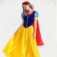 Adult Kids Cosplay Dress Outfit Snow White Girl Princess Dress Cartoon Princess Snow White Halloween Party Costume