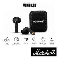 ♥คลังสินค้าพร้อม + Gratis Ongkir♥Original Marshall Minor III หูฟัง5.0บลูทูธอัจฉริยะ TWS,หูฟังแบบสัมผัสอินเอียร์หูฟังสำหรับฟังเพลงร็อคเกมกีฬาฟิตเนสสัมผัส H