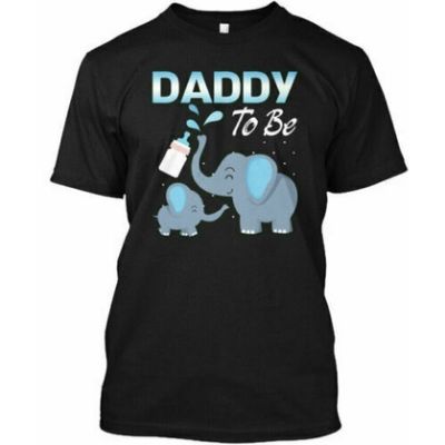 Casual Fashion Dad To Be Elephant Baby Shower Daddy Gildan Tee T-Shirt for Men  723J
