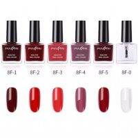 New! ยาทาเล็บกึ่งเจล PINPAI HEALTHY Nail COLOR 6ml. กึ่งเจ็บไม่ต้องอบ ลอกออกได้ ไม่ต้อง้อน้ำยาล้างเล็บ Set 8F