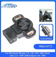 เซ็นเซอร์ตำแหน่งปีกผีเสื้อ TPS MD614772สำหรับ Mitsubishi Mirage 1.5L 1.8L 1997-2002 Diamante 3.5L 1999-2000คราส2.4L 1998