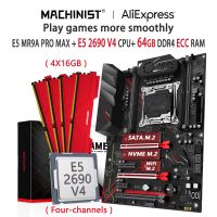 MACHINIST X99 Motherboard Set LGA 2011-3 Kit Xeon E5 2690 V4 CPU With 64GB(4*16G) DDR4 ECC RAM Memory Nvme M.2 MR9A PRO MAX