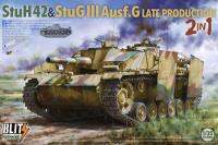 Takom 8006 1/35ระดับ Stuh42 &amp; Stug.iii Ausf.g การผลิตล่าช้า2ใน1ชุดประกอบโมเดล