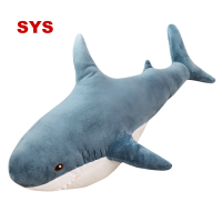 SYS Cute Shark Doll Bedroom Sofa Decoration Shark Pillow Plush Toy