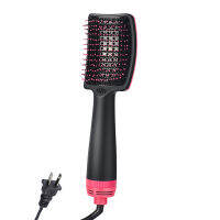 2 In 1 Electric Hair Curle Dryer Brushes Straightener Holder Hot Styling Blower Comb One Step Hair Dryer Heating Brush Blow New