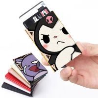 Credit Card Holder Automatic Pop-up Bank - Kawaii Anti-magnetic Anti-theft Card - Aliexpress