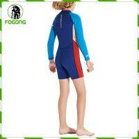 เว็ทสูทสำหรับเด็ก Fogong ชุดดำน้ำรักษาความอบอุ่น Baju Menyelam Neoprene 2.5Mm