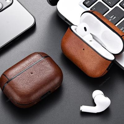 Leather Protective Cover For Airpods Pro 2 3 Case Wireless Earphone Case For Airpod Pro2 Pro 2nd 3rd Airpods3 Charging Bag Funda