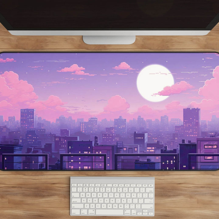 Fashion Kawaii Mouse Pad | Lofi Desk Mat | Vaporwave Desk Mat | Pixel ...