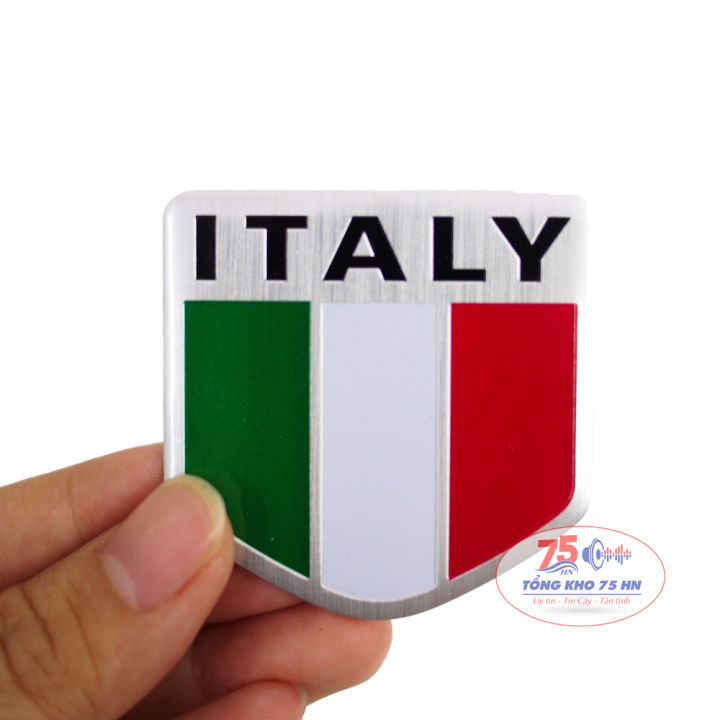 Tem Nhôm Hình Cờ Ý là cách đơn giản để thể hiện tình yêu với nước Ý của bạn. Với thiết kế đẹp mắt và chất lượng cao, tem nhôm sẽ giữ được màu sắc sáng bóng trong suốt thời gian dài. Các bạn hãy mang hình ảnh của nước Ý và cờ quốc kỳ đến gần hơn với bạn bè và gia đình của mình bằng Tem Nhôm Hình Cờ Ý!