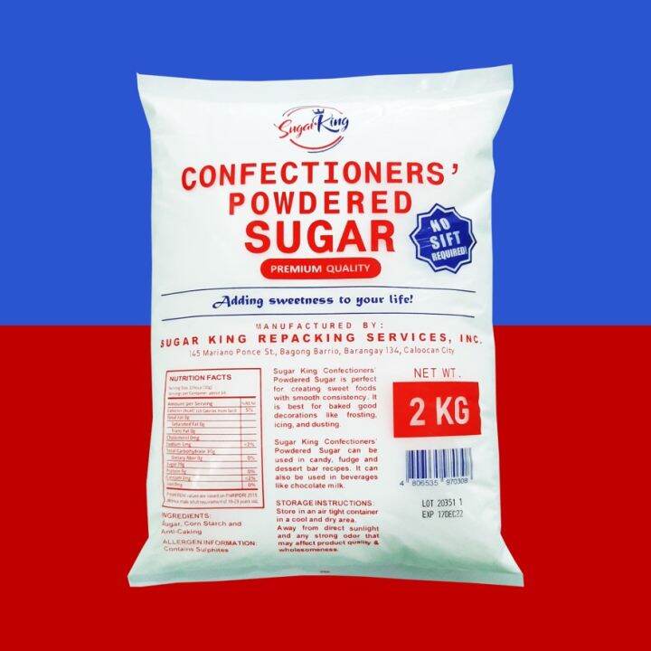 Sugar King Confectioners' Powdered Sugar 2kg Lazada PH