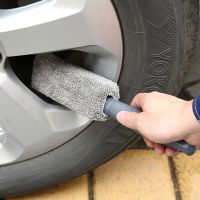 Auto Washing Cleaner Tool Car Wheel Cleaning Brush Portable Microfiber Wheel Tire Rim Brush Cleaning Rims Spokes Wheel Cleaning