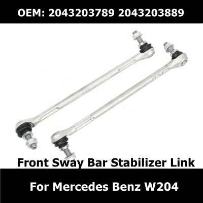 1Pair Car Front Sway Bar Stabilizer Link A2043203789 A2043203889 For Mercedes Benz W204 C180 C200 C280 2043203789 2043203889