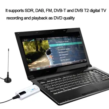 Digital Satellite DVB T2 USB 2.0 TV Stick Tuner With Antenna Remote HD USB  TV Receiver DVB-T2/DVB-T/DVB-C/FM/DAB USB TV Stick