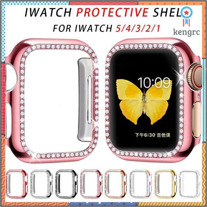 มาใหม่-daimonds-case-เคสเพชร-สำหรับ-apple-watch-series-se-6-5-4-sาคาต่อชิ้น-เฉพาะตัวที่ระบุว่าจัดเซทถึงขายเป็นชุด