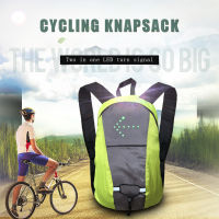 Bicycle Bag Waterproof Sport Backpack USB 15L LED Turn Signal Light Remote Control Cycling Safety Bag Outdoor Riding Backpack