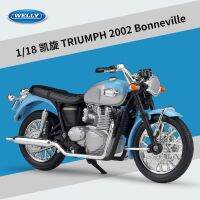 เครื่องชั่ง1:18 TRIUMPH 2002บอนน์วิลล์โมเดลมอเตอร์ไซค์อัลลอยจำลองของเล่นสะสมของขวัญ