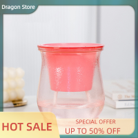 Dragon 1PC น้ำเต้าชนิดหม้อ Lazy Self-watering กระถางพลาสติกโปร่งใส