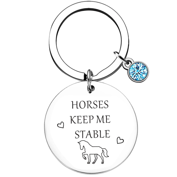 ของขวัญคู่รักม้าพวงกุญแจหญิงสาวม้าของขวัญพวงกุญแจหัวเข็มขัดรูปคนขี่ม้าจี้สัตวแพทย์พวงกุญแจ-ysk396