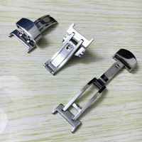 14mm 16mm 18mm 20mm 22mm Metal Watch Band Buckle Strap Silver Stainless Steel Single Side Clasp Butterfly-iodz29 shop