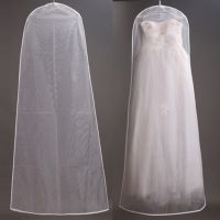 Large For Wedding Dress Dust Cover Zipper Gown Dustproof Cover Storage Bag Foldable Garment Clothes Case Protector