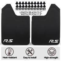 For Mitsubishi Pajero Mini Outlander Sport Sho Challenger Endeavor Lancer Evo x Mud Flaps Splash Guards Mudguards with Clips