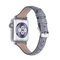 fgbvsdfd Thin Bracelet Nylon Leather Band for Apple Watch Band 49mm38mm40mm42mm44mm Women Girl Nylon Strap iWatch Series Nylon Wristband