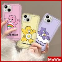 ▲✕┇ Mowin - เข้ากันได้สำหรับ เคสไอโฟน เคสไอโฟน11 เคส iphone 11 สำหรับ iPhone 14 Pro Max เคสไอโฟนเคสใส TPU เคสนิ่มถุงลมนิรภัยกันกระแทกน่ารักหมีการ์ตูนน่ารักเข้ากันได้กับ iPhone 13 Pro Max iPhone 12 Pro Max 11 7Plus 6Plus XR xs max