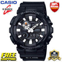 ต้นฉบับ G-Shock GAX100 ผู้ชายกีฬานาฬิกาคู่แสดงเวลา 200 เมตรกันน้ำกันกระแทกเวลาโลก LED แสงอัตโนมัติรับประกัน 4 ปี GAX-100B-1A (100% ใหม่แท้)