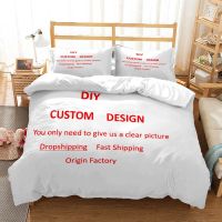 Customized Photo Logo Quilt Cover for Boys and Girls Adult Gift Customized Bedding Set Large Quilt Cover Soft and comfortable