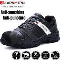 Enginemern-Men S Work Safety Shoes น้ำหนักเบา Breathable Steel Toe Shock Resistant Anti-Puncture Construction Footwear