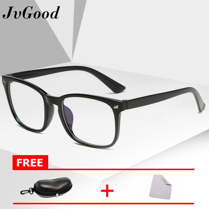 JvGood Anti Blue Light Computer Glasses Eyewear Men Women Unisex Harmful  Light Blocking Glasses Retro Flat Glasses Fashion Glasses for Computer  Protection Eye Retro Spectacles 