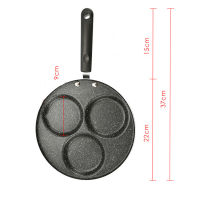 4 Hole Frying pan Cooking Pot Non-Stick Pancake Maker Home Breakfast Egg Burger Pot for Gas Stove Induction Cooker Cookware