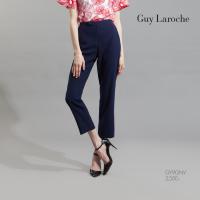 กางเกงขายาว กางเ﻿กงผู้หญิง Guy Laroche Business Low waist Slim Pants กางเกงทำงาน เบสิค สีดำ (GY9GNV)