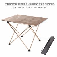 1pcs Ultra-light Portable Camping Folding Table Outdoor Aluminum Alloy Hiking Picnic Desk