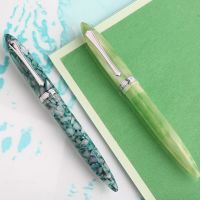 ปากกาอะคริลิค480ลีบปากกาสีเงินคลิปอิริเดียมปลายแหลม0.5มม. งานเขียนในออฟฟิศแฟชั่นสวยชุดปากกาของขวัญ