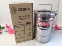 ZEBRA ตราม้าลาย  ปิ่นโตสแตนเลส ปิ่นโตใส่อาหาร ปิ่นโตเก็บอุณหภูมิ 3 ชั้น