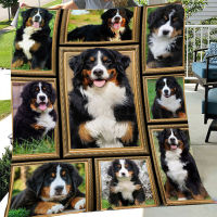 3D Dog Blanket, Bernese Mountain Dog    flannel blanket Gift Birthday, Holiday   flannel blanket