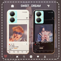 เคสโทรศัพท์ VIVO Y27 Y78 Y02 Y02A Y02T 4G 5G 2023 เคส ปลอก ข้อเสนอสุดพิเศษ คู่รักวัยรุ่น บางเฉียบ ซิลิโคนใส กันกระแทก ปกอ่อน พร้อมกรอบรูป Case