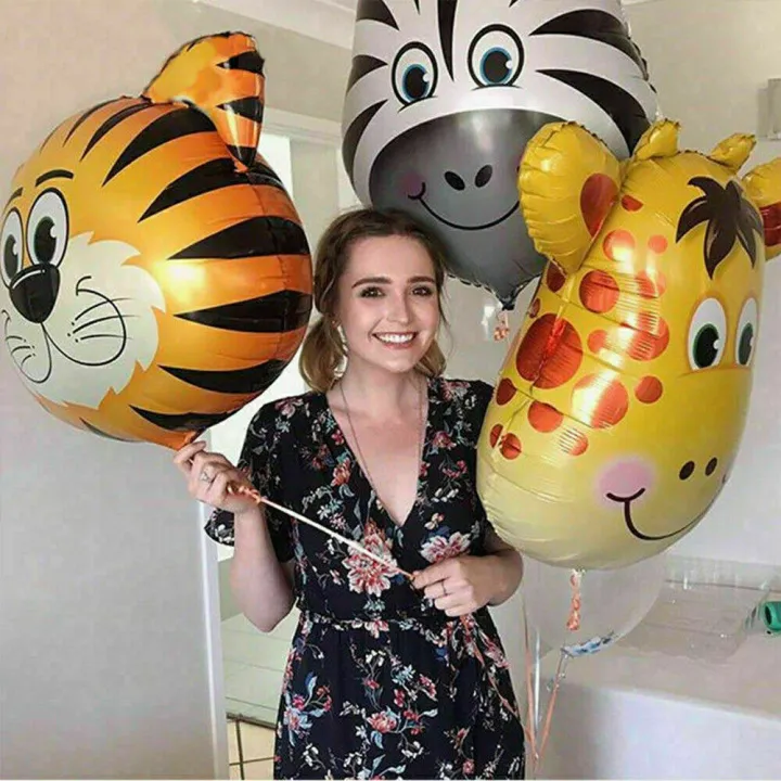 2Ft Safari Animals Head Shape Balloons | Lazada PH