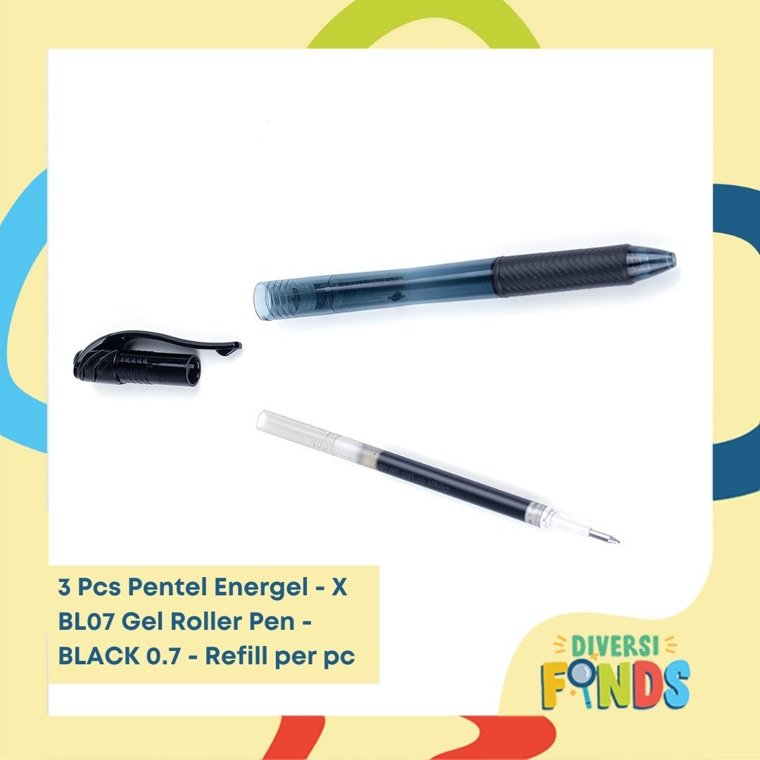 Pentel Ink Refill Xlrn5h-a Black 0.5mm X 5pcs for EnerGel Multi-color GEL Pen for sale online 