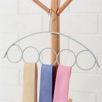 Shawl Scarf Hanger Belt Tie 5 Ring Rack Organizer Holder Hook Display Hanger 41x23cm Multifunctional Tie Belt Storage Rack