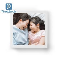 Hot Sale! Photobook: รูปพร้อมกรอบไม้ 8x8 นิ้ว กรอบรูปติดผนัง ตกแต่งห้อง ทำด้วยรูปที่คุณเลือกเอง Very Hot รูปติดผนังสวยๆ รูปติดผนัง3d รูปติดผนังใหญ่ กรอบ รูป ติด ผนัง