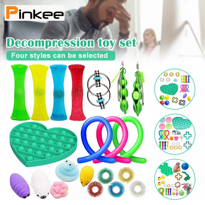 Sensory Toys Set Fidget Toys for Kids Relieves Stress Special Need Toys